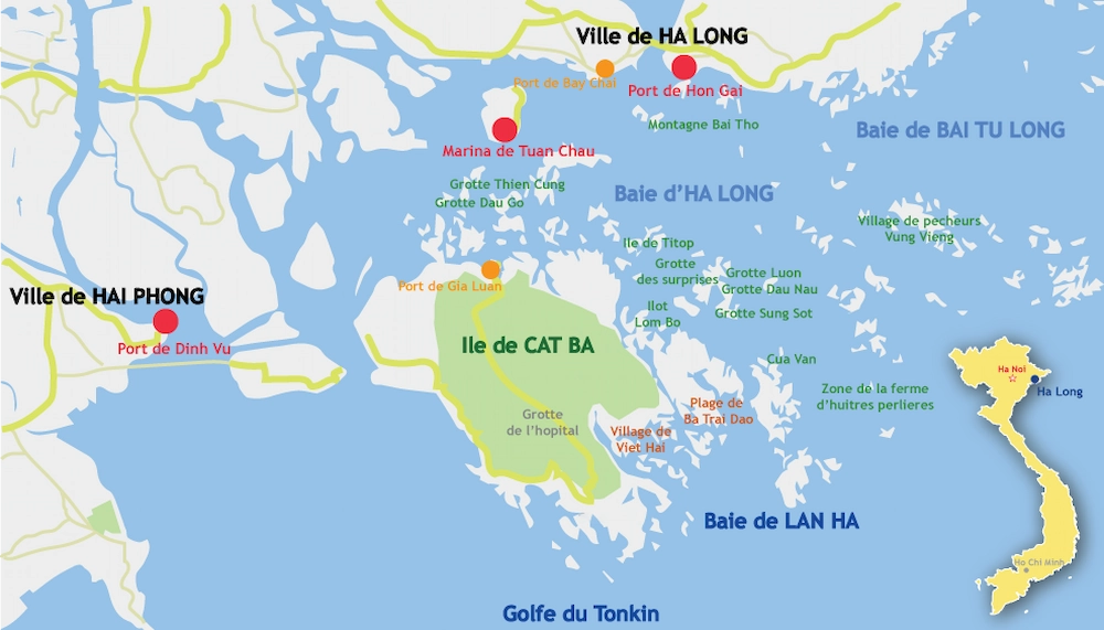 baie d halong carte
